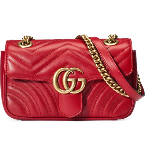 gucci mini marmont 2.0 leather crossbody bag|Gucci gg marmont shoulder bag.